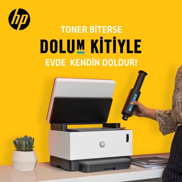HP 4RY26A 1200W NEVERSTOP ÇOK FONKSİYONLU SİYAH LAZER YAZICI 21PPM