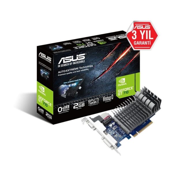 Asus GeForce GT 710-2 SL 2GB GDDR5 64Bit Dvi Hdmi