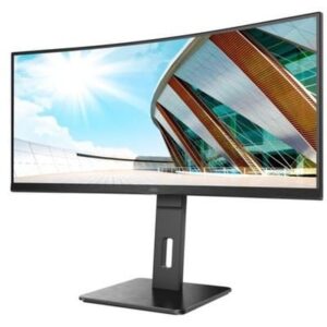 AOC 34" CU34P2A IPS 2K MM Curved Monitör 1ms Siyah  3440x1440, DP, HDMI, 100Hz, Hoparlör, Vesa