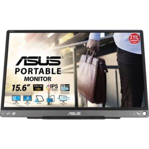 Asus 15.6" MB16ACE IPS Taşınabilir Monitör 5ms Gri  1920x1080,USB Type-C