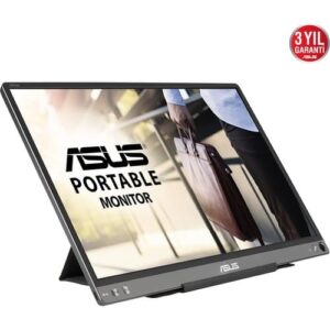Asus 15.6" MB16ACE IPS Taşınabilir Monitör 5ms Gri  1920x1080,USB Type-C