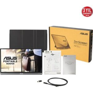Asus 15.6" MB16ACE IPS Taşınabilir Monitör 5ms Gri  1920x1080,USB Type-C