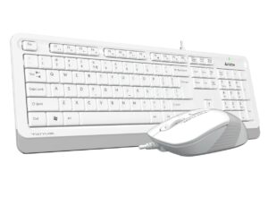 A4-Tech F1010 Beyaz USB Klavye Mouse Set - MM