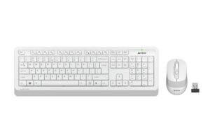 A4-Tech FG1010 Beyaz Q Kablosuz Klavye Mouse Set