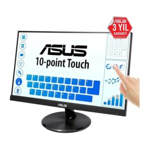 Asus 21.5" VT229H IPS MM Dokunmatik Monitör 5ms  1920*1080,VGA,HDMI,Vesa,10 Nokta Dokunmatik,Hoparl