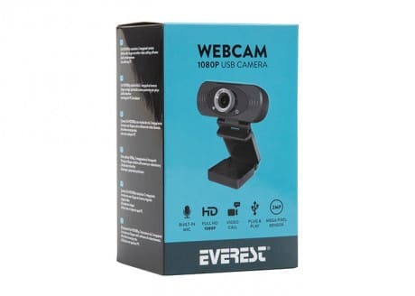 EVEREST SC-HD03 FULL HD WEBCAM METAL TRİPOD HEDİYELİ(1080p)
