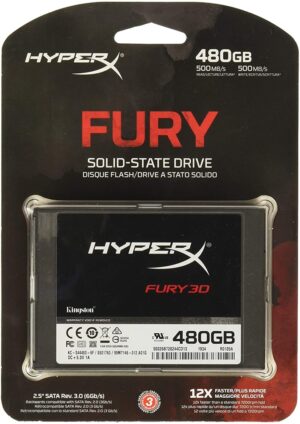 Kingston 480GB HyperX Fury 500/500 3D KC-S44480-6F