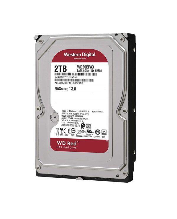 WD 2TB Red 3.5" 256MB 5400Rpm Sata3 WD20EFAX